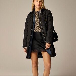 J. Crew Black Quilted Puffer Jacket